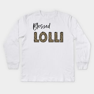 Blessed Lolli. Kids Long Sleeve T-Shirt